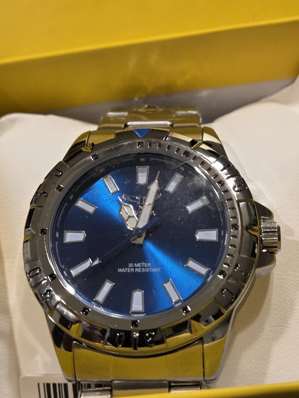 Invicta Specialty I Men's Quartz Watch 42mm Blue Dial Steel Bracelet ( NIB )